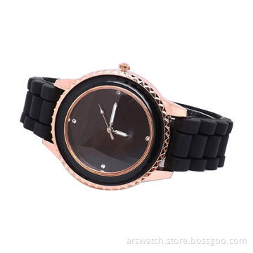 Silicone Wristwatch with Plastic Case and Silicone Band, Jewelry Watch Carton Size of 43 x 31 x 39cmNew